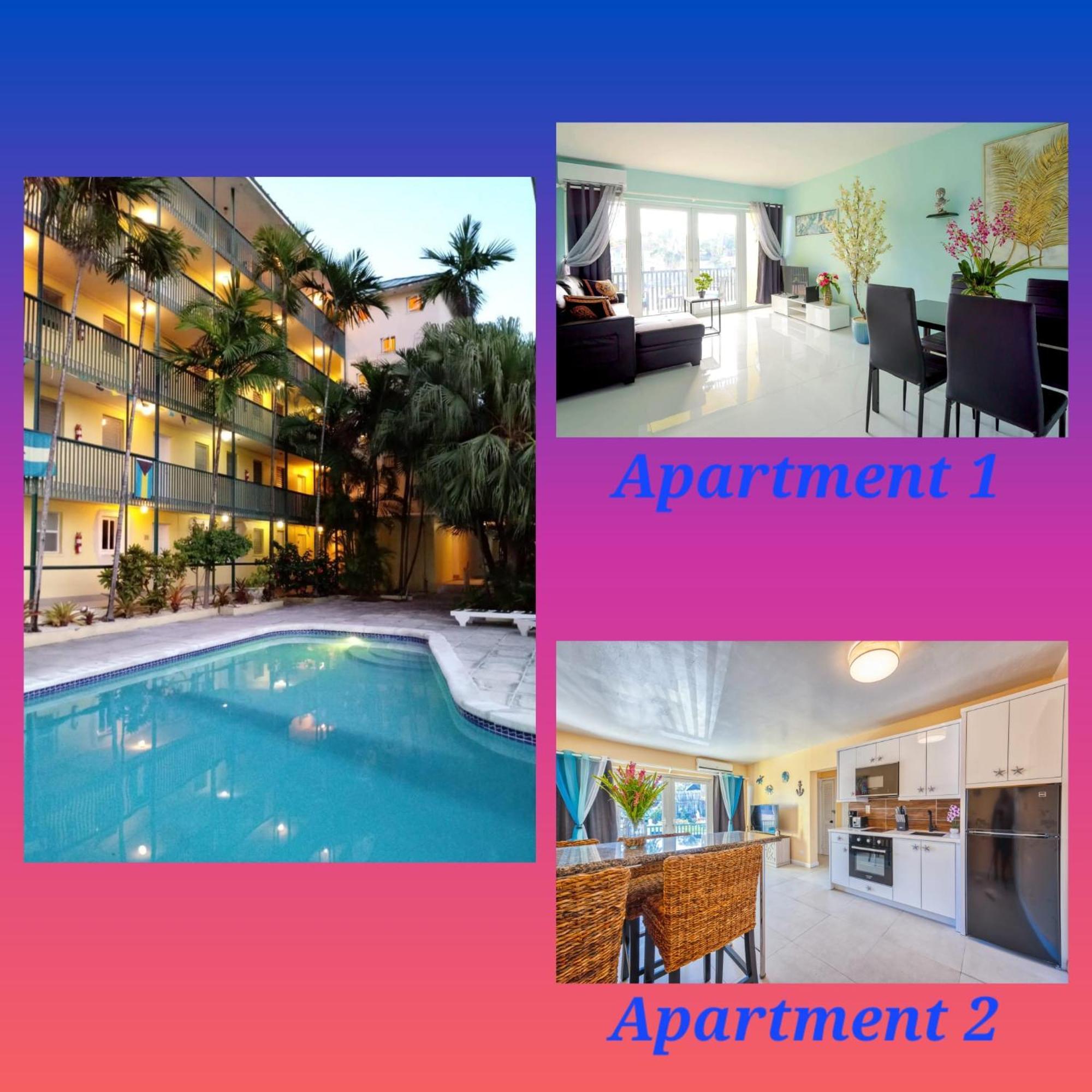 Lovely Apartment Near Beach, Downtown, 24H Security, Pool Нассау Экстерьер фото
